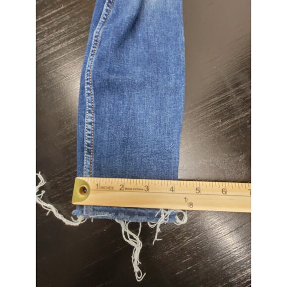 Womens Hollister Jeans Size 0 Regular High Ris Super Skinny Crop Denim - Picture 13 of 14